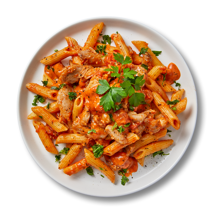 Chicken Penne with Tomato Cream