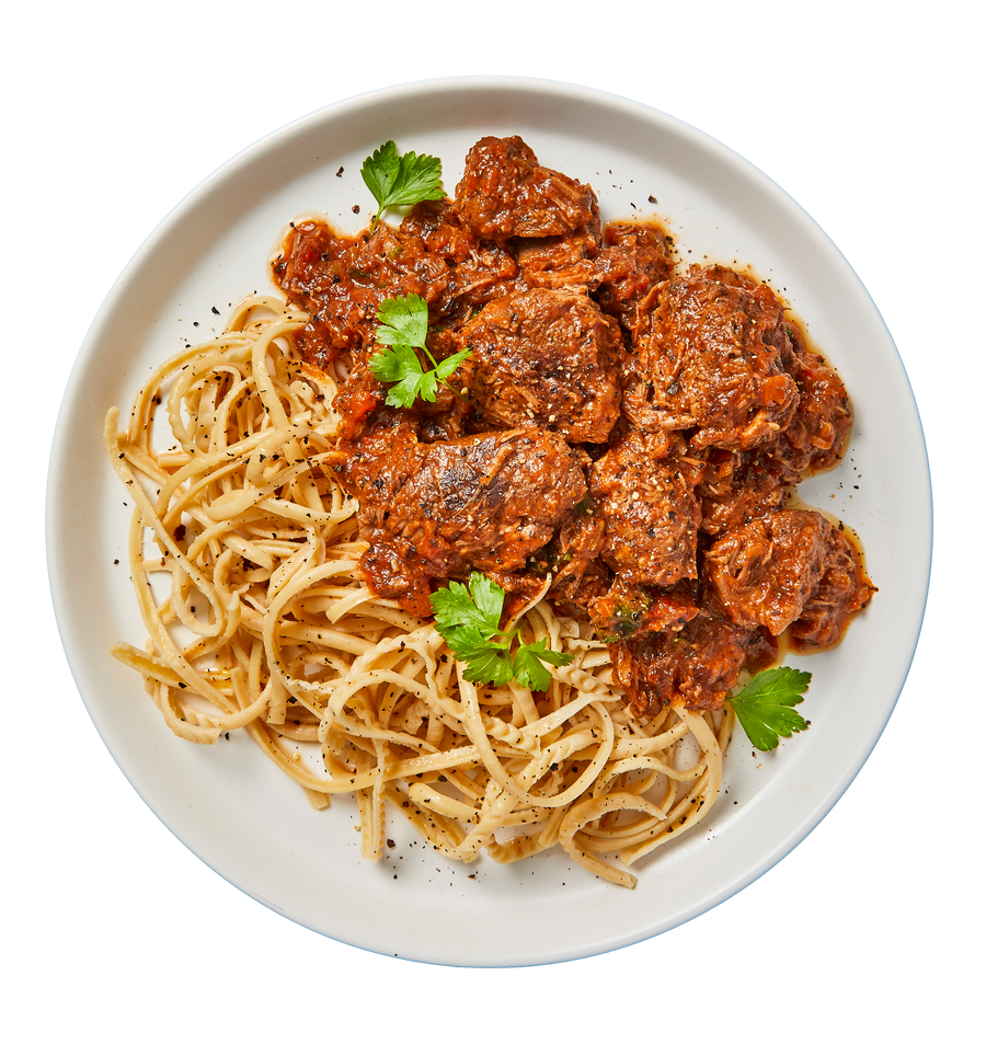 Lamb Ragu with Fettuccini