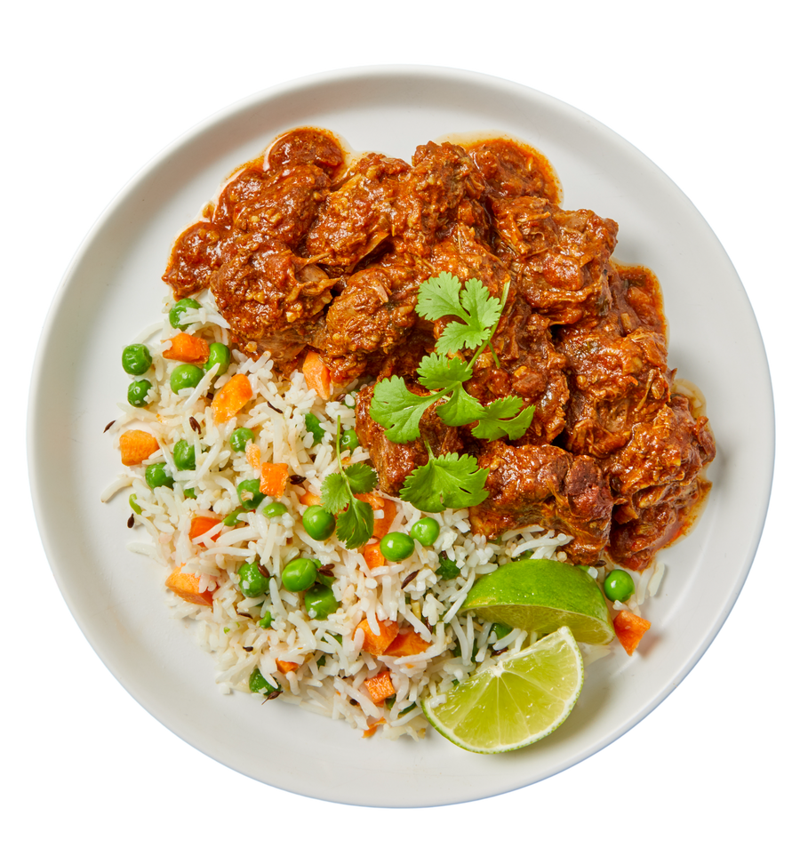 Lamb Rogan Josh with Basmati Rice