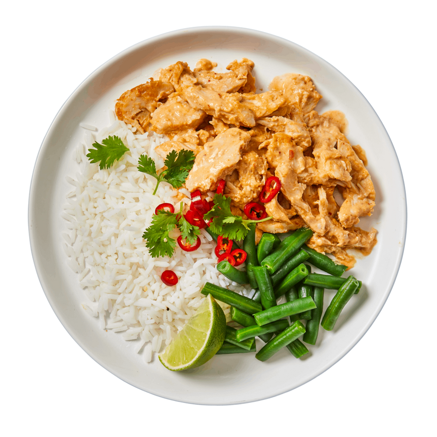 Malaysian Satay Chicken with Basmati Rice