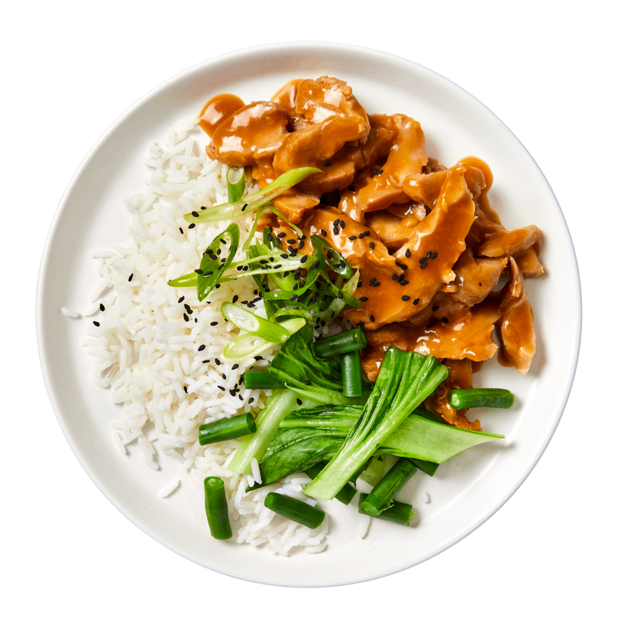 Chicken Teriyaki with Asian Greens