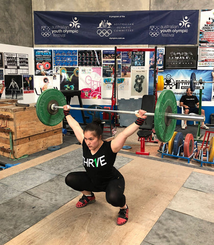 How an elite weightlifter uses THR1VE to fuel her training