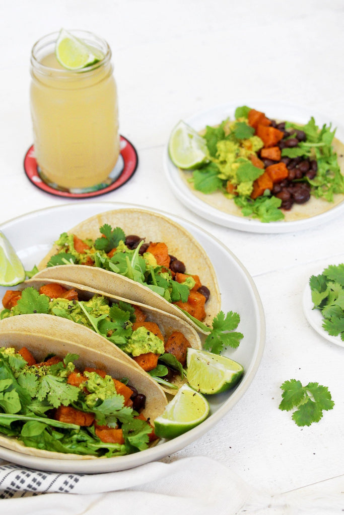 Recipe: sweet potato and avocado tacos