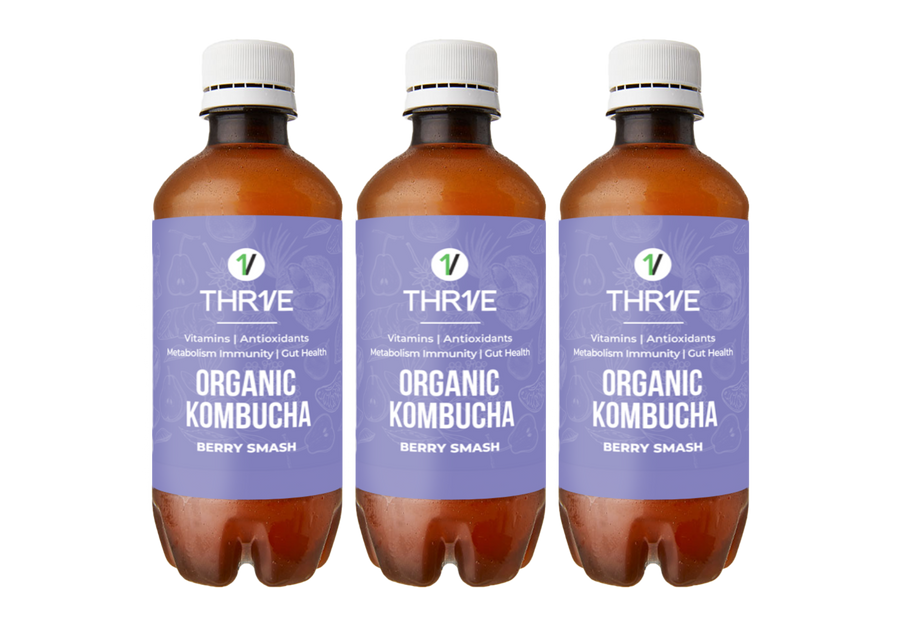 Organic Kombucha Berry Smash 3 Pack