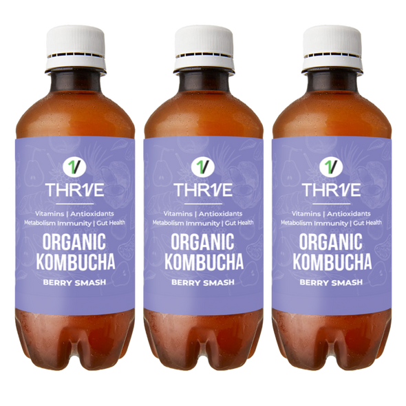 Organic Kombucha Berry Smash 3 Pack