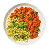 Butter Chicken with Broccoli and Cauliflower Rice