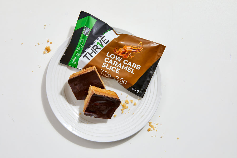 Low Carb Caramel Slice