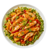 Baked Chicken with Sweet & Sour Sauce and Broccoli Rice