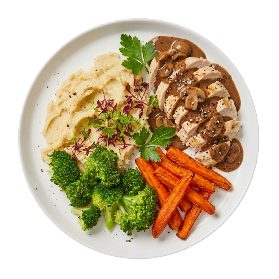 Chicken Diane With Classic Gravy