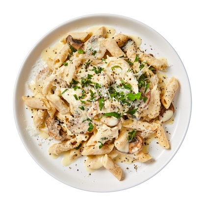 Creamy Mushroom and Chicken Penne