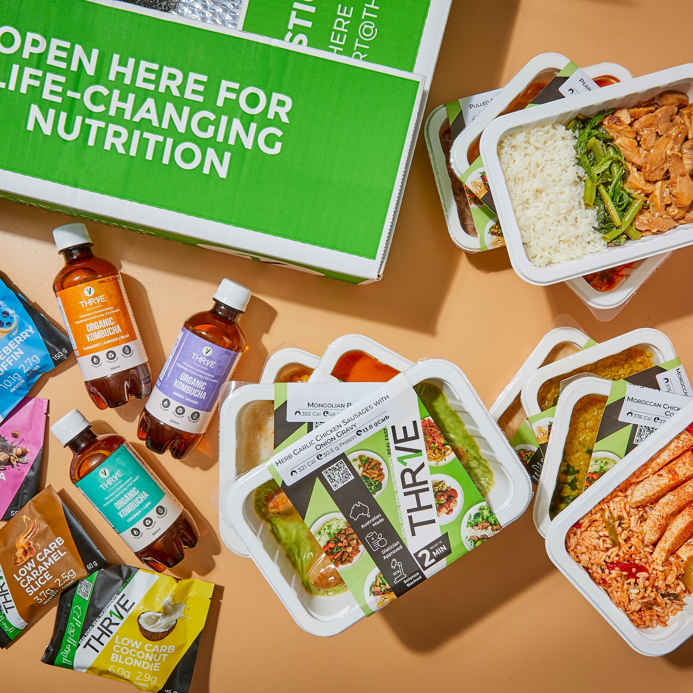 Low Carb Bundle Box 34 Meals $340 ($425) + more up to 20% off THR1VE sale bundles