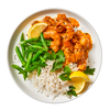 Goan Prawn Curry with Low Carb Rice and Beans