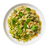 Thai Green Chicken Curry with Broccoli and Cauliflower Rice