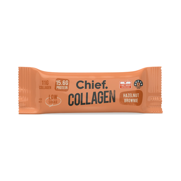 Collagen Protein Hazelnut Brownie Bar