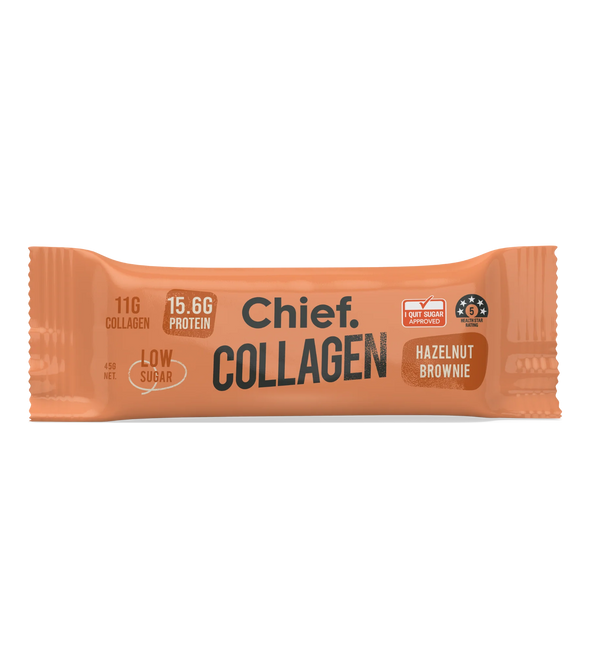Collagen Protein Hazelnut Brownie Bar