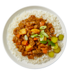 Japanese Beef Curry Bowl with Steamed Rice & Pickles