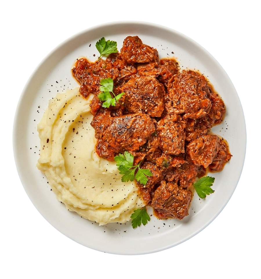 Lamb Ragu With Cauliflower & Potato Mash