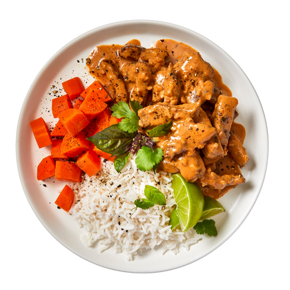 Massaman Beef Curry with Low Carb Rice