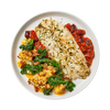 Roasted Barramundi with Kale Cauliflower Salad