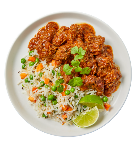 Lamb Rogan Josh with Basmati Rice