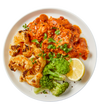Spanish Chicken with Cauliflower Bravas