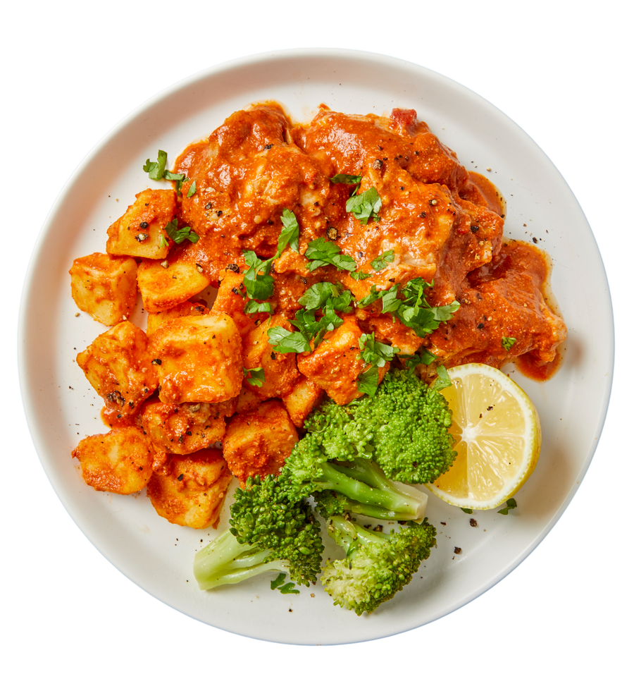 Spanish Chicken with Patatas Bravas