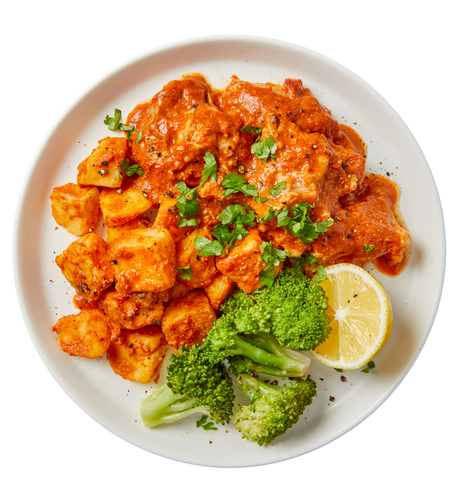 Spanish Chicken with Patatas Bravas